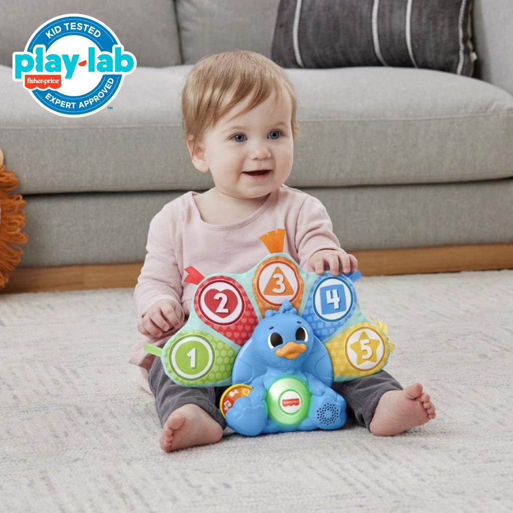 Fisher-Price Linkimals Counting &amp; Colors Peacock - Mainan Edukasi Anak Balita