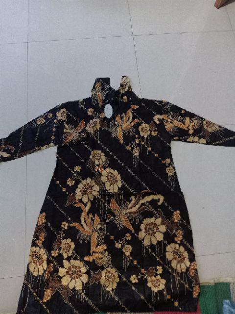 Tunik Jumbo Annabella Tunic Santika Black Besar Big Size Xxxl Ld 118 Cm Seragam Kantor Kerja Batik