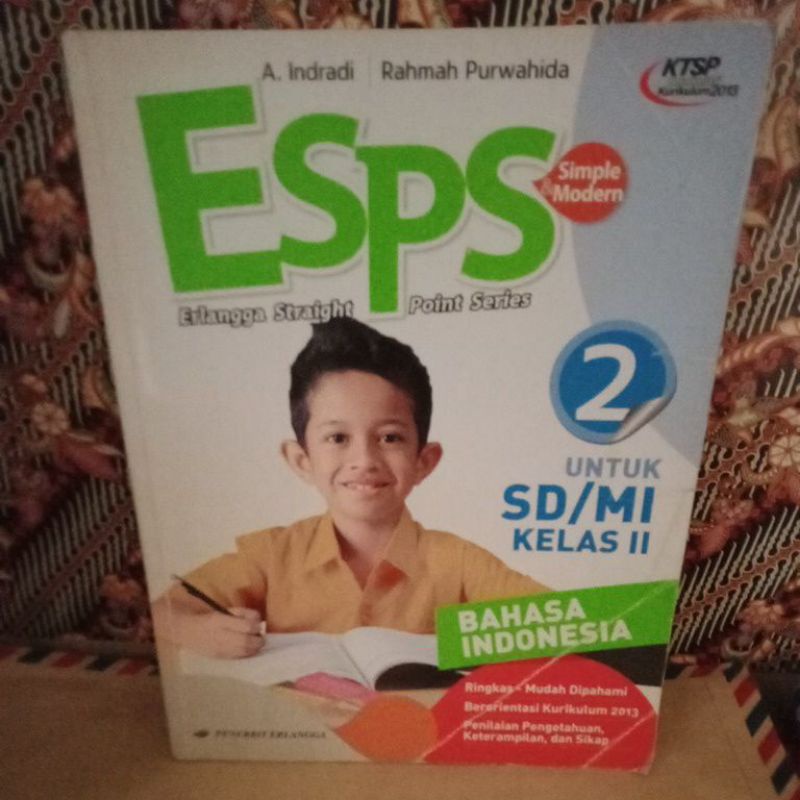 ESPS 2 BAHASA INDONESIA SD MI KELAS II 2 KTSP BERORIENTASI KURIKULUM 2013