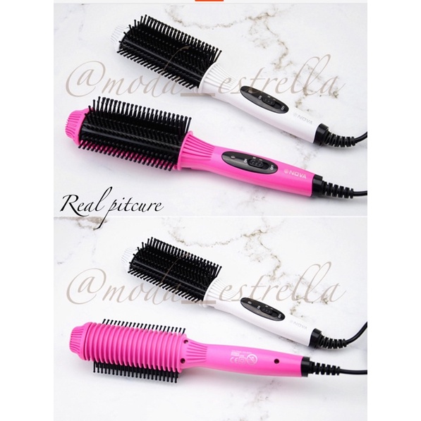 CATOK BLOWER COMB NOVA ORIGINAL / CATOK ELEKTRIK VOLUME BRUSH CATOK SISIR 2in1 / BLOWER RAMBUT NOVAA/ CATOK SISIR BLOW RAMBUT / BLOWER COMB NOVA / CATOK CURLY BLOWER COMB / CATOK SISIR CURLY KERITING ELECTRIC