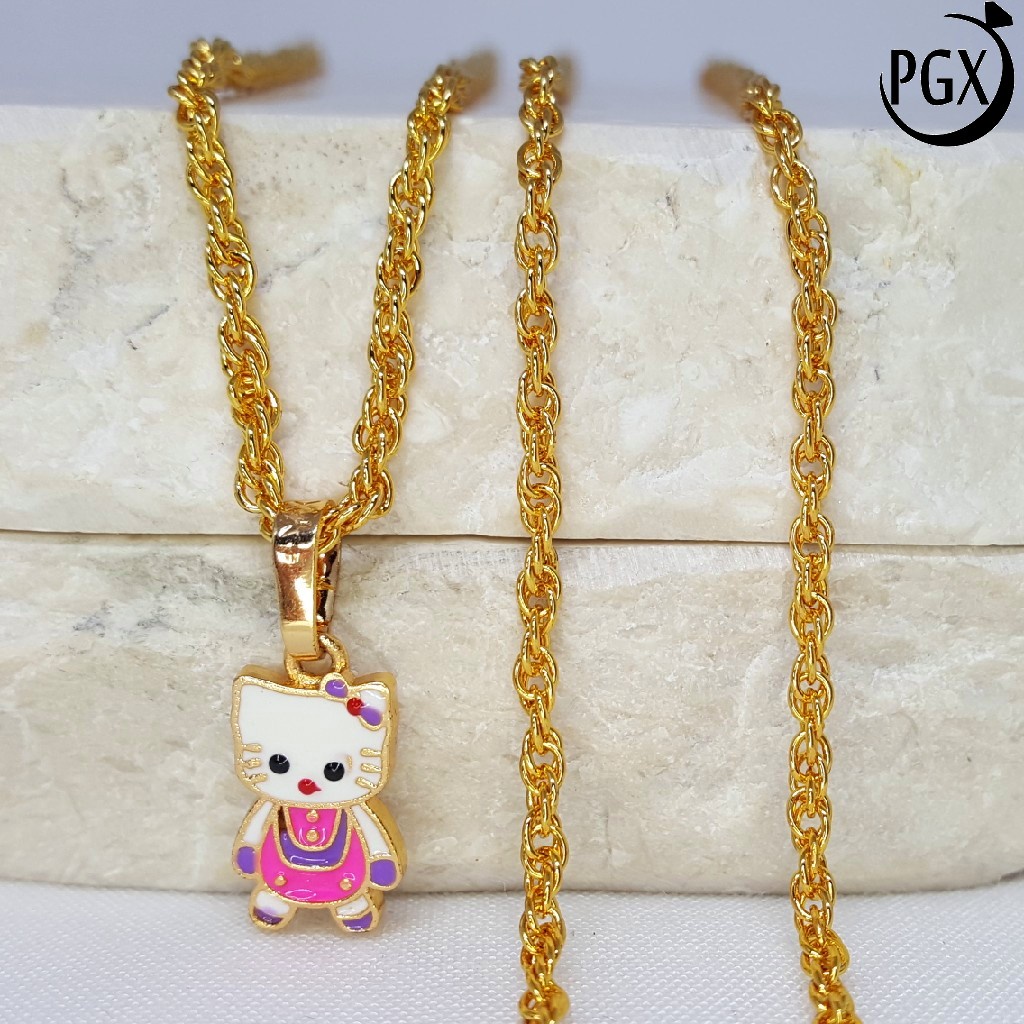 PGX Kalung Anak Perempuan Xuping Lapis Emas Aksesoris Fashion Perhiasan Premium - XA015