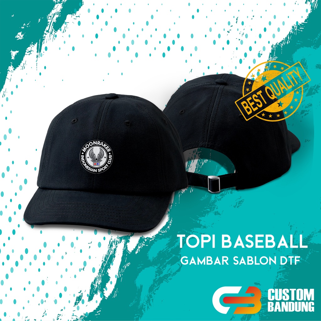 Topi Baseball MOONRAKER 4 Pria Wanita Bisa COD Original High Premium Quality