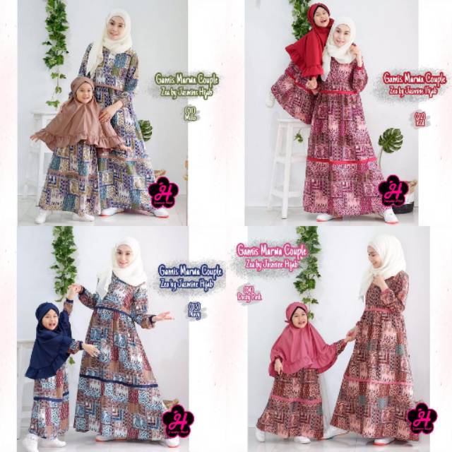 JASMINE HIJAB || Couple ibu dan anak gamis remaja gamis anak bajumuslim anak