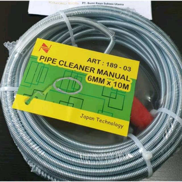 Pipe cleaner manual 6 x 10 meter/ alat pembersih pipa nankai