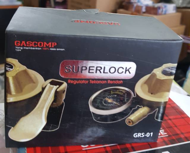 Gascomp Regulator Gas Meter Superlock  GRS 01