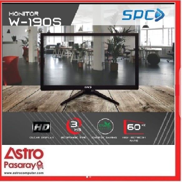 Monitor LED SPC W-190S 19-inch FULL HD