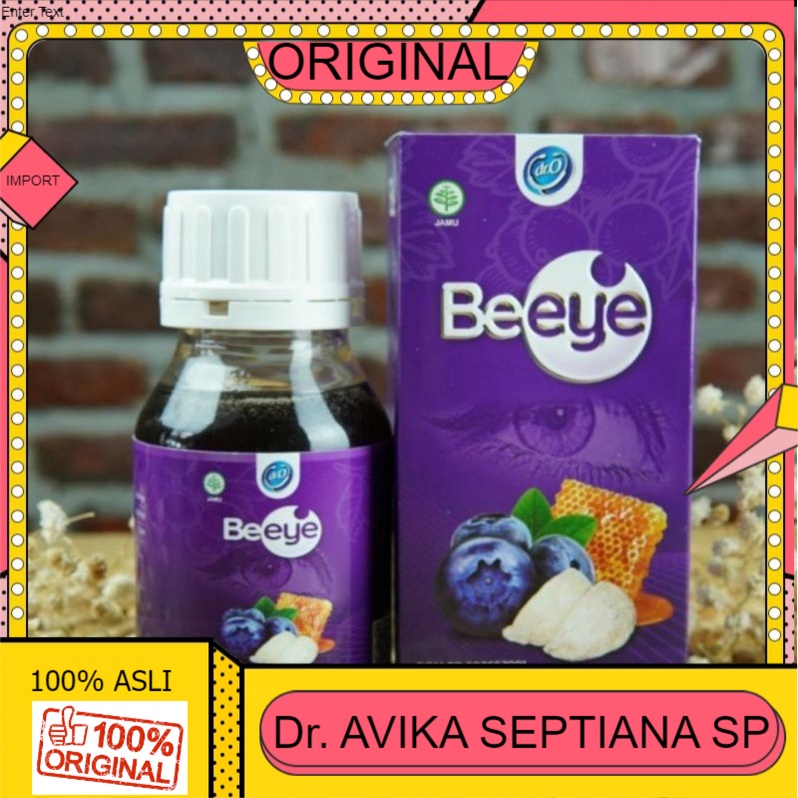 100% ASLI Obat Mata Madu BE EYE Mata Minus plus silinder rabun Super herata tetes mata original Beey