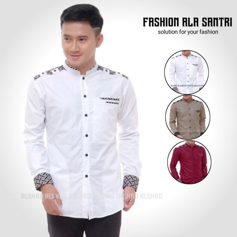 baju kemeja pansher-koko atasan pria -baju muslim-koko pria