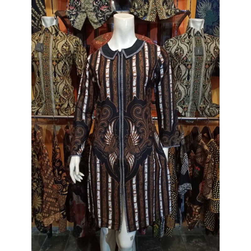 Batik Tunik Shibori Jumputan Terbaru // Hrb026 Yelbor Navbor // Original Batik // Tunik Tradisional