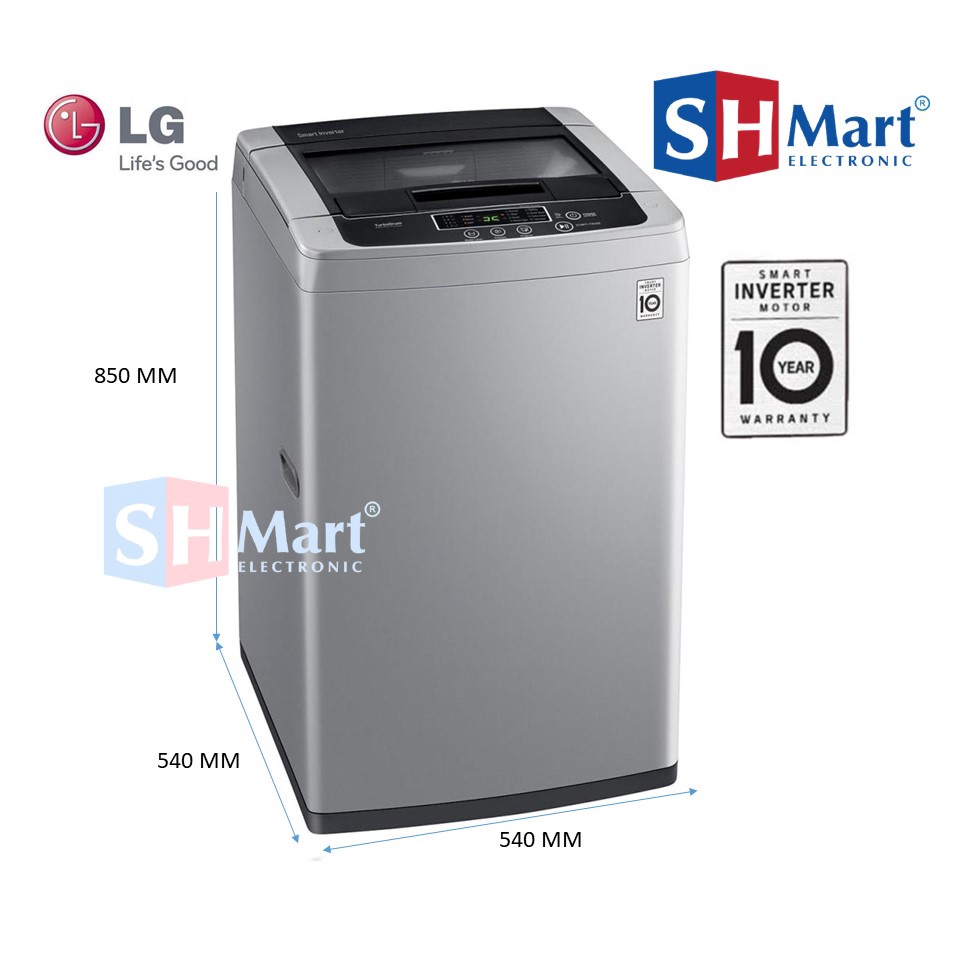 LG MESIN CUCI 1 TABUNG 8 KG T2108VSPCK TOP LOADING T 2108VSPCK (MEDAN)