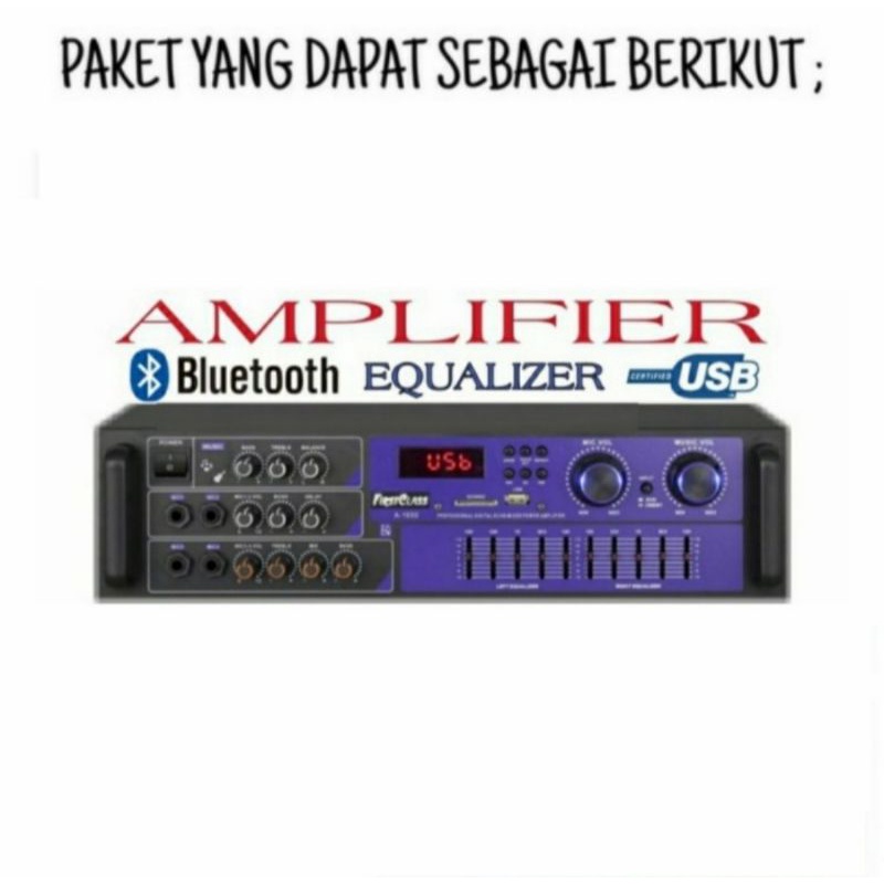 Karaoke Set Yamaha 10 Inch Ampli Bluetooth / Bisa Karaoke Di Smart Tv