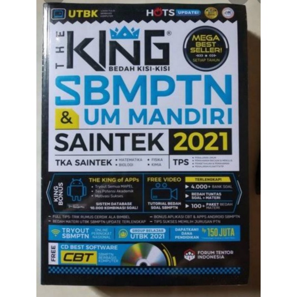 

BUKU SBMPTN THE KING SAINTEK 2021