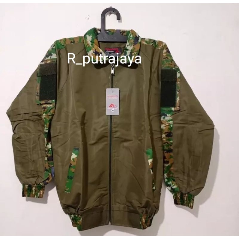 JAKET BOMBER TACTICAL/JAKET KRU/JAKET CREW BAHAN TASLAN WATERPROOF