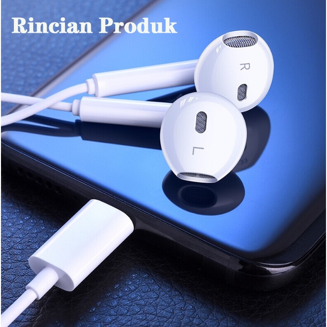 Headset Cell Phone headphone Soket audio lightning headset original