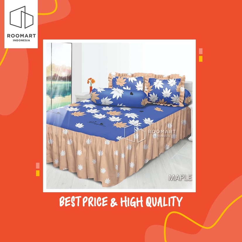 Sprei Rumbai All New My Love Maple Leaf T.30 / Seprei / Seprai / Sprei My Love / 160x200 & 180x200