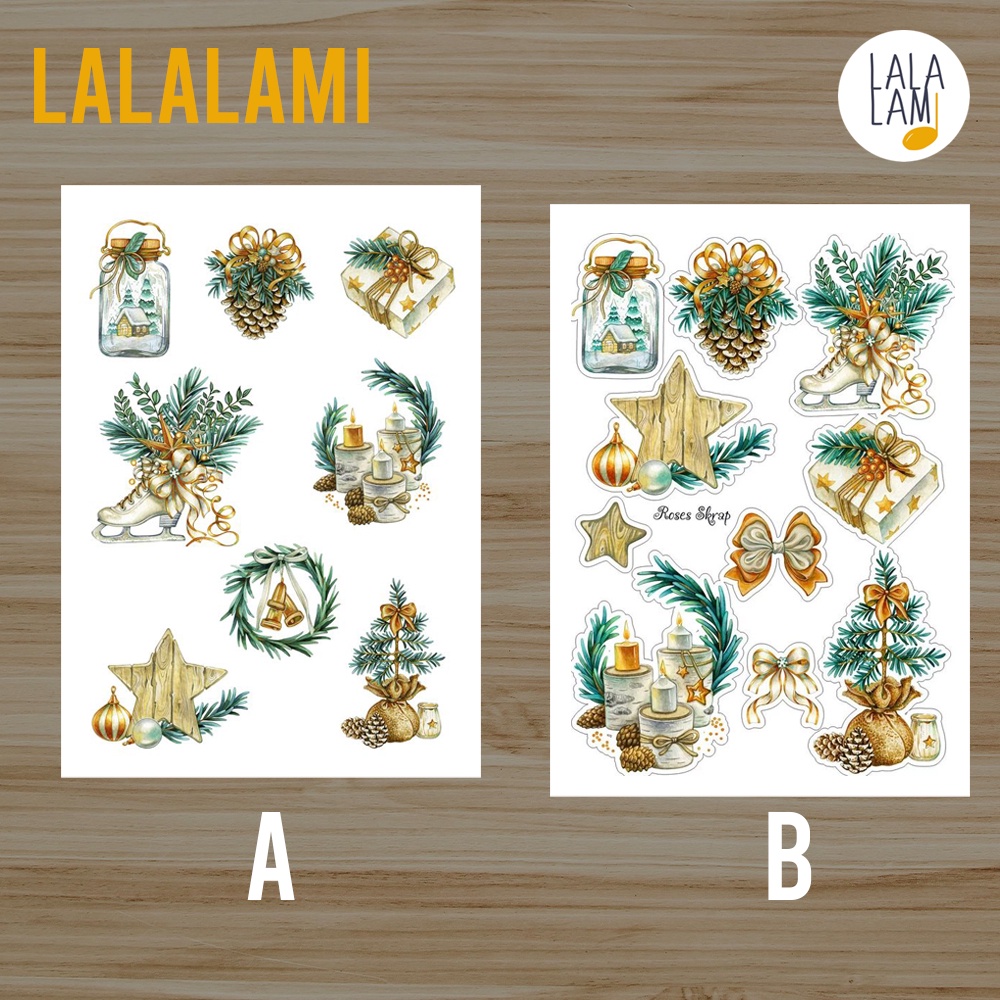 

Stiker Chrismast, Stiker Jurnal, Cetak stiker, Stiker Aesthetic A5