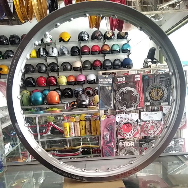 VELG TK JAPAN RING 17 UKURAN 160 SILVER HOLE 36