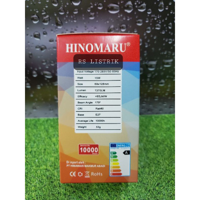 Lampu LED Hinomaru Bulb 15 Watt CAHAYA PUTIH COOL DAYLIGHT 6500K