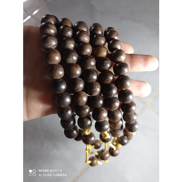 Gelang kayu kalimasada kalimosodo kalimasodo asli ukuran diameter 8mm termurah terlaris dijamin asli