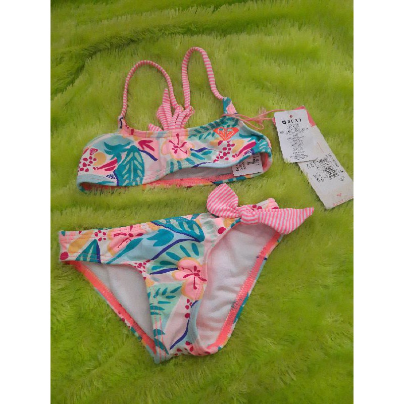 baju renang anak bikini merk roxy girl original