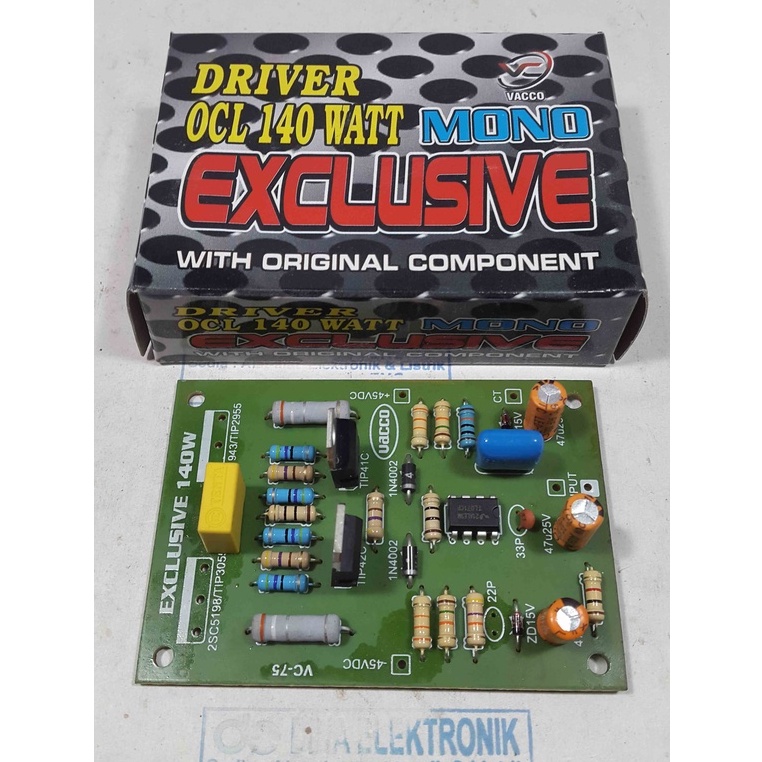 KIT DRIVER POWER AMPLIFIER 140 WATT MONO - FOR SOUND SYSTEM