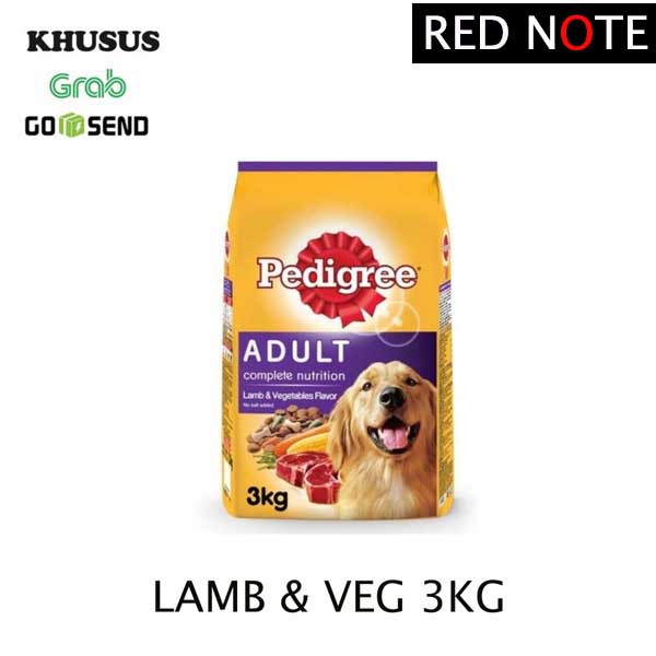 Pedigree Lamb 3kg (Grab/Gosend)