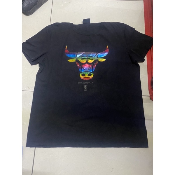 kaos chicago bulls pelangi ori