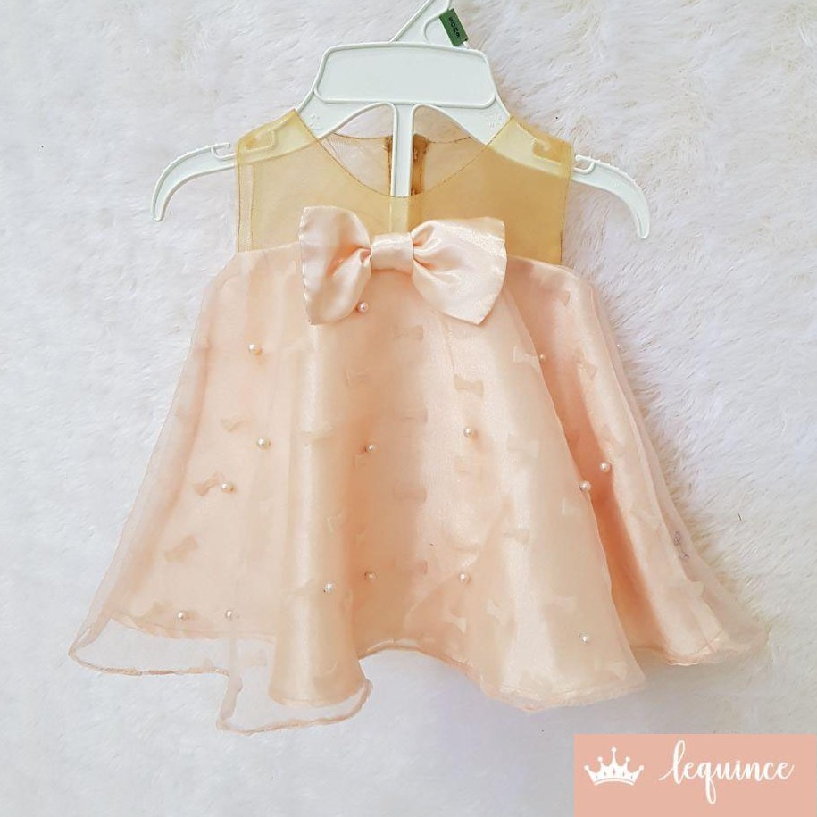 Lequince – Dress anak Bayi Perempuan New born/ Gaun Pesta Bayi/ Dress bayi perempuan