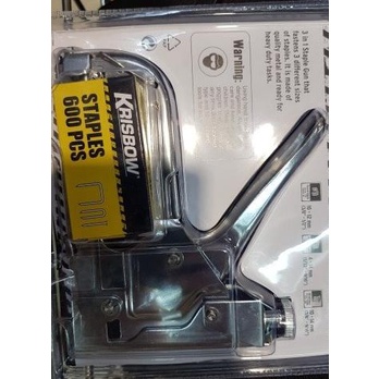 Termurah Krisbow Heavy Duty Staple Gun/ Staples 3In1 Gun Tacker