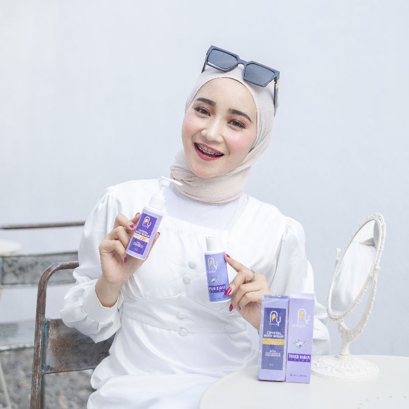 HB NY BEAUTY CRISTAL BODY SERUM pemutih badan permanen