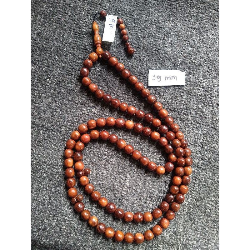 tasbih kokka bulat ± 9 mm ( 9mm ) 99 butir