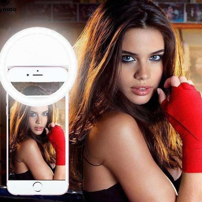Wow Murah-752  LAMPU LED LAMPU TEMPEL DI HP UNTUK SELVIE RING LIGHT SELFIE-yoyosoo - kecil