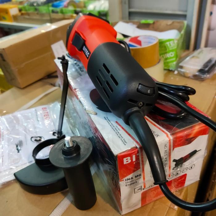 Mesin gerinda tangan variable speed 4" BITEC GM 5200 SC-RJ kecepatan