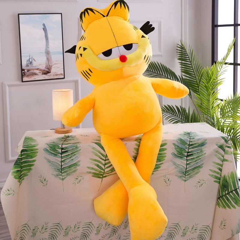 Mainan Boneka Stuffed Plush Kucing Big Garfield Giant Untuk Hadiah Bayi / Anak