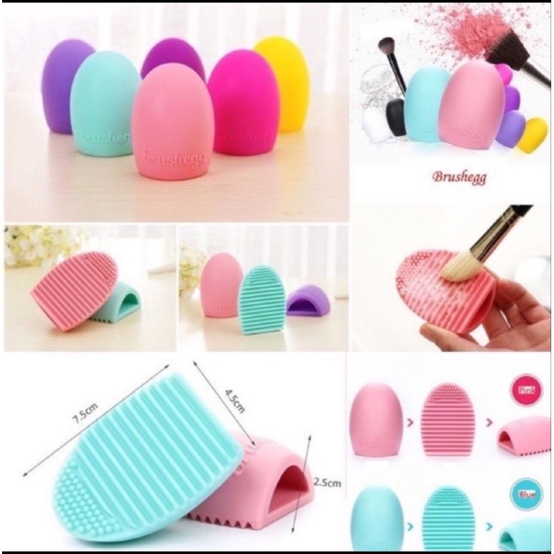 BRUSH EGG PEMBERSIH KUAS