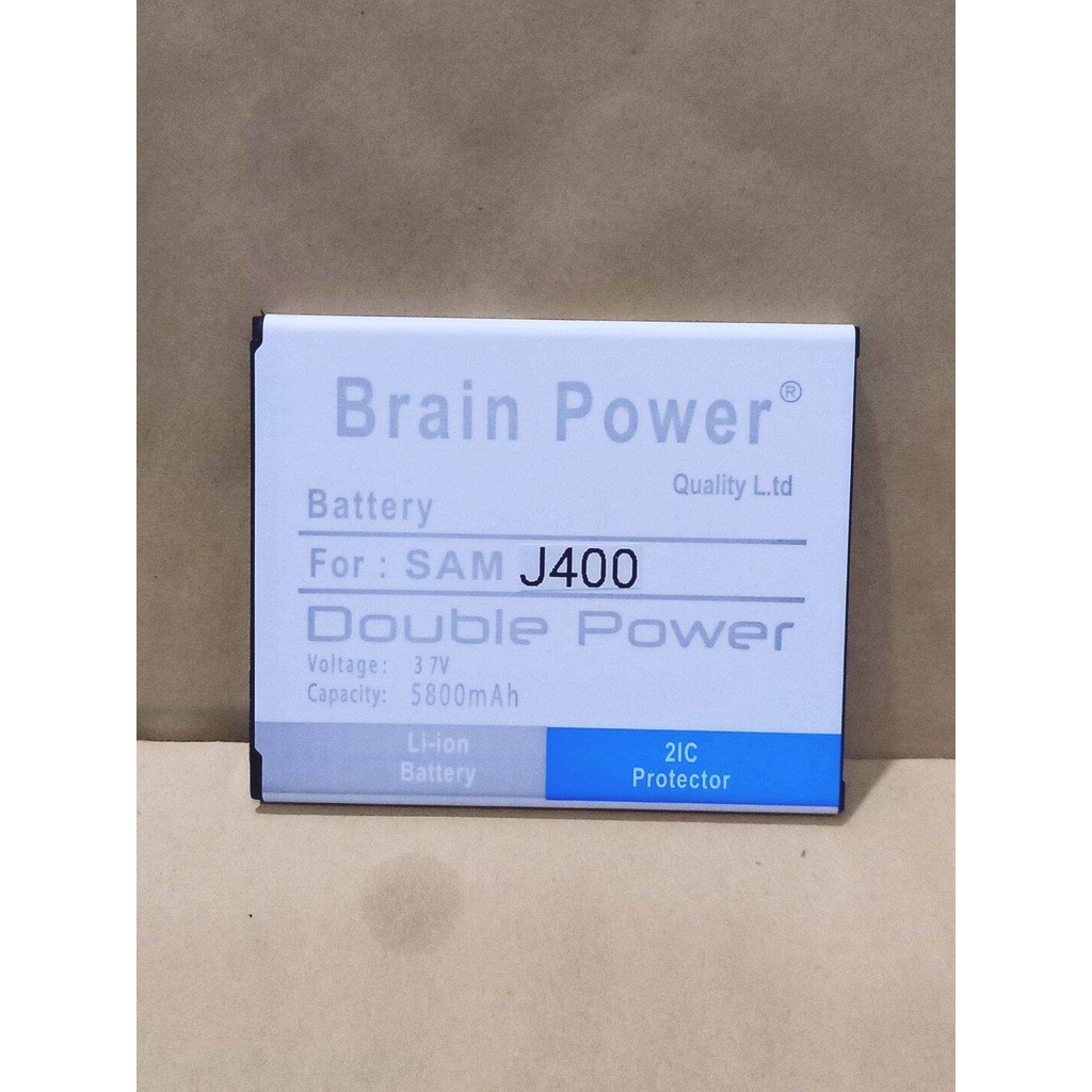 [ COD ] BATERAI SAMSUNG GALAXY J4 J400 BATRE J4 DOUBEL IC BAT J400 BRAIN POWER BISA COD BAYAR DI TEM