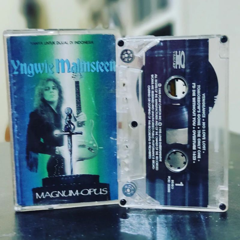 Kaset Pita Yngwie Malmsteen - Magnum Opus
