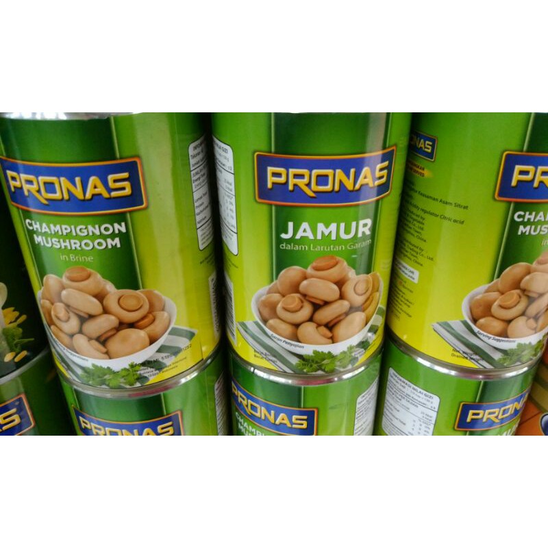 

PRONAS JAMUR KALENG 400 GRAM / CHAMPIGNON MUSHROOM / JAMUR KALENG / JAMUR KANCING