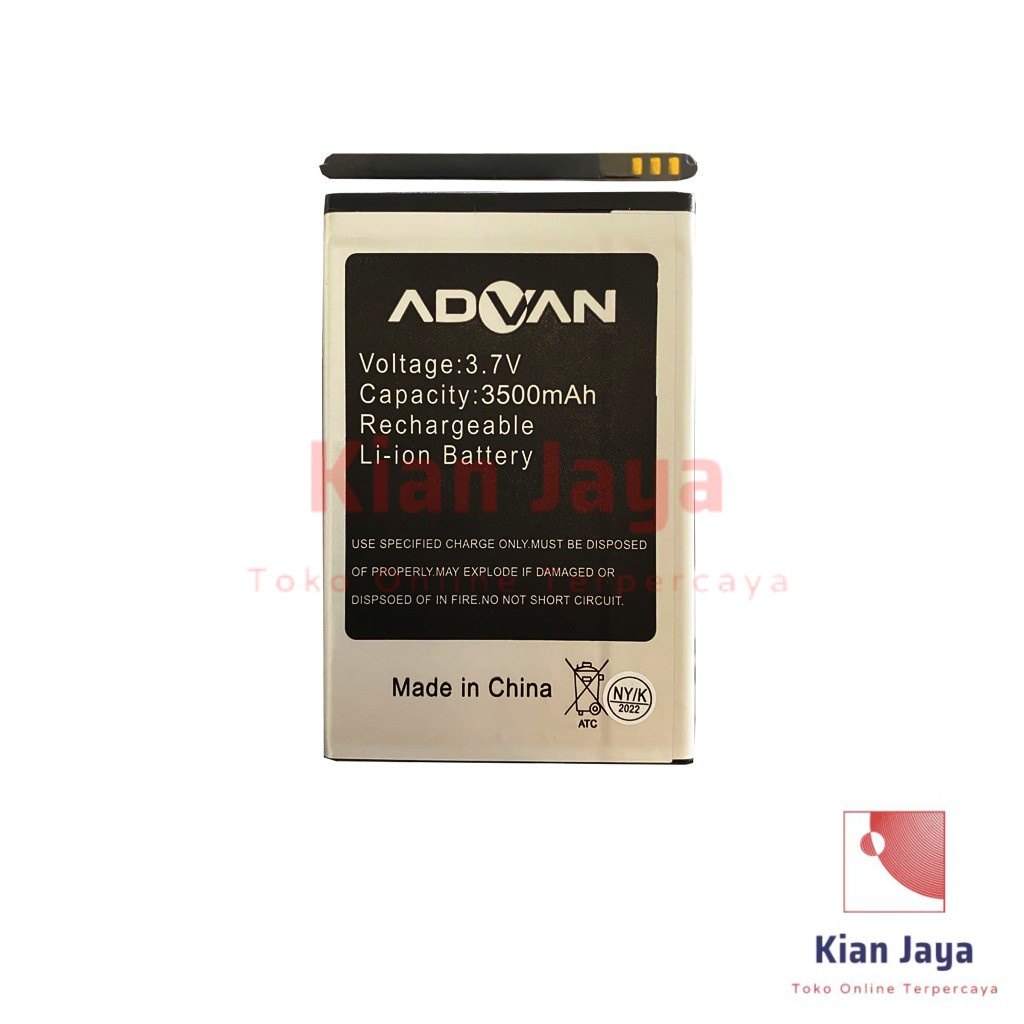 Baterai Advan I5C Lite Original Double Power Batre Batrai Battery Hp Ori