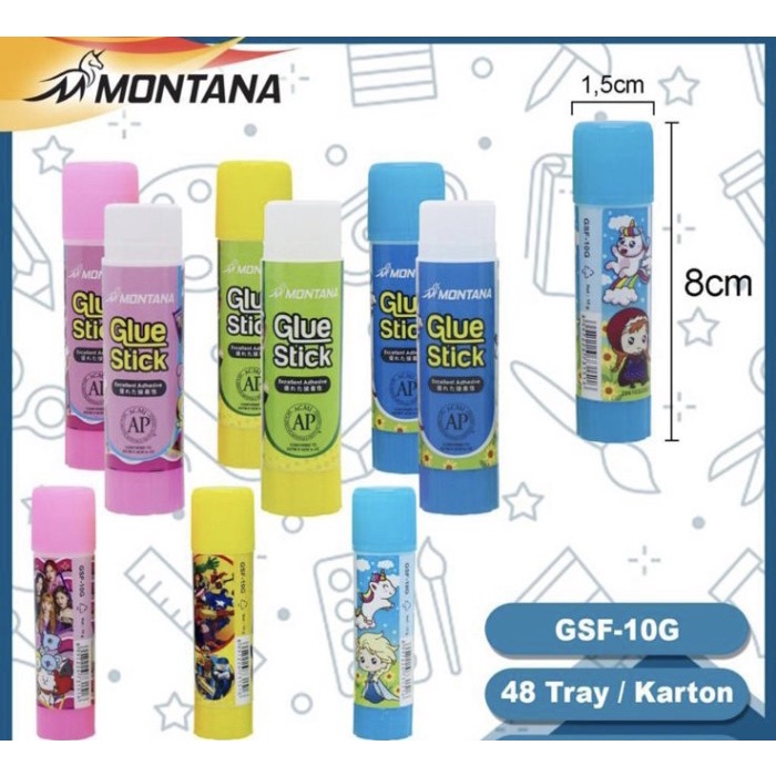 

Glue stick vtro fancy 10gr / lem kecil / lem stick