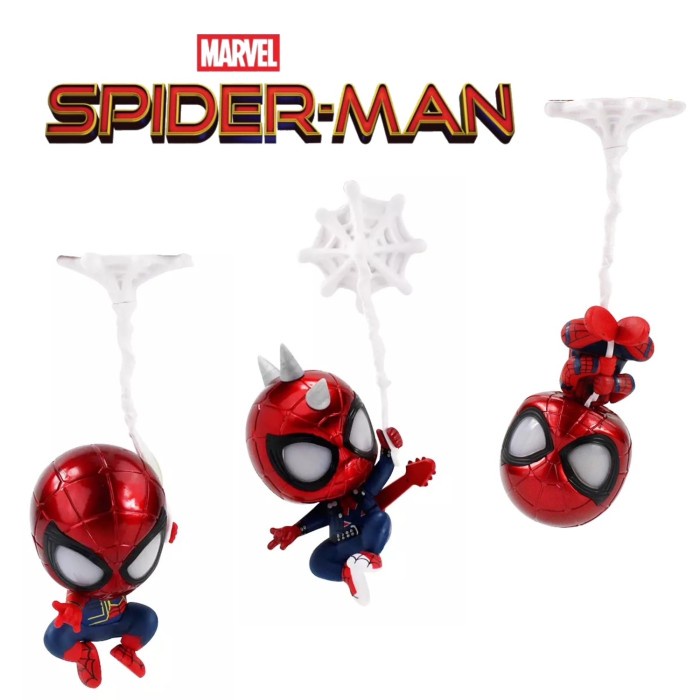 COSBABY SPIDERMAN HANGING MARVEL AVENGERS ACTION FIGURE HOT TOYS - SPIDERMAN C