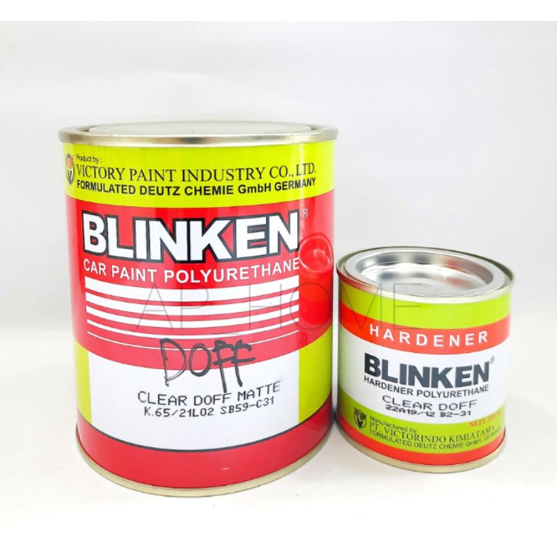 Blinken Clear Doff 1 Liter / Vernis Doff Kendaraan Motor Mobil dan Sepeda