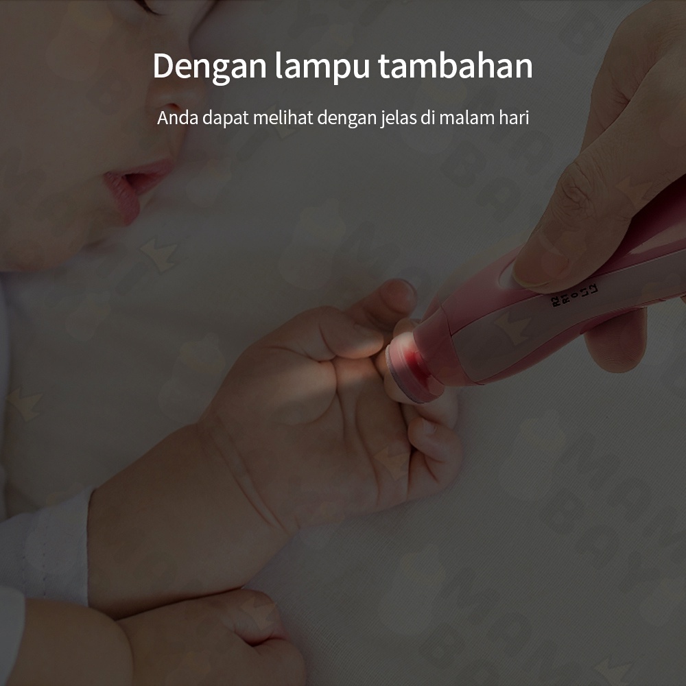 Mamibayi Gunting kuku bayi elektrik/baby nail trimmer/Manicure set bayi