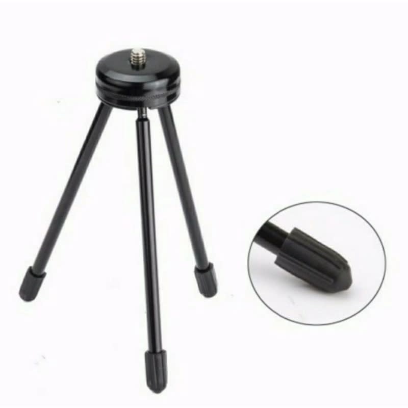 Tripod Mini Besi Portabel Camera Dslr / Hp Stabil & Kuat