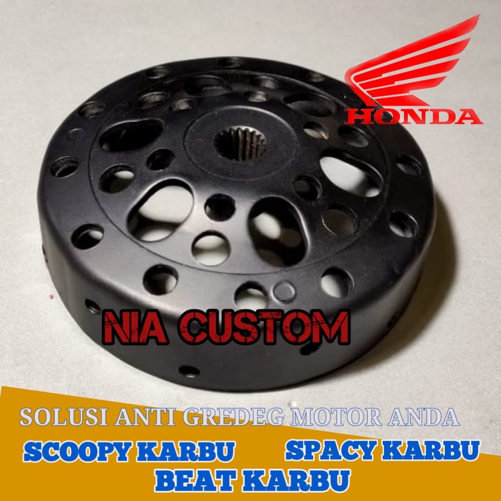 Mangkok Kampas Ganda BEAT SCOOPY SPACY KARBU CUSTOM ORIGINAL ANTI GREDEG