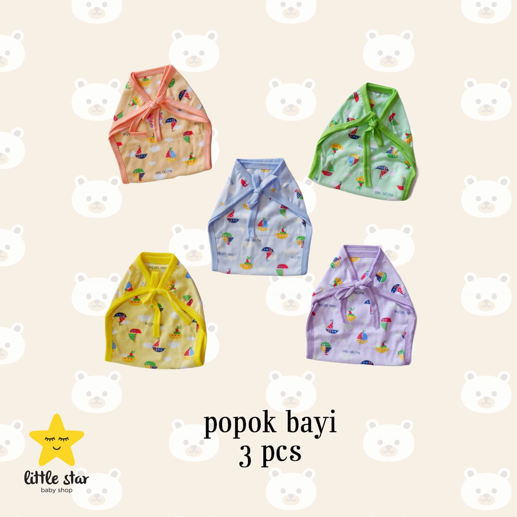 3 PCS Y Lin Popok Kain Bayi Tali Ikat Anak Cewek Cowok