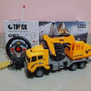  Mobil  Truk Excavator Remote  Control Batre Cas RC Car 