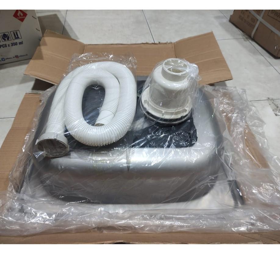 ☺ BAK CUCI PIRING STAINLESS / SINK CUCI PIRING / BAK CUCI PIRING 1 LUBANG / BAK CUCI PIRING FREE AFU