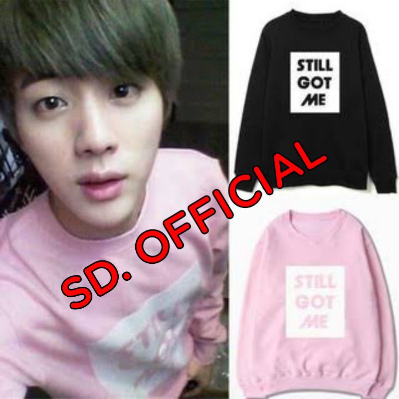 Sweater Basic BTS Seok JIN STILL GOT ME