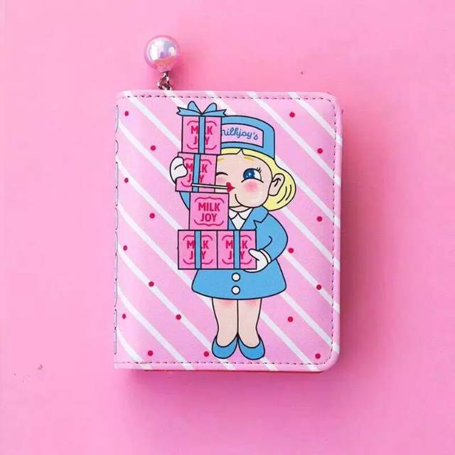 Dompet bentoy panjang korea pop import / tempat hp / dompet kartu  kredit kartun